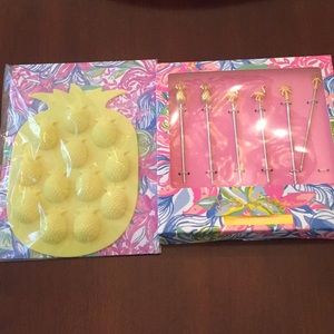 Lilly Pulitzer Ice Tray Appetizer Picks